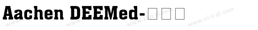 Aachen DEEMed字体转换